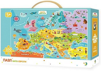 Фото DoDo Мапа Європи англійський язик (300124)