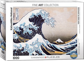 Фото Eurographic Большая волна в Канагаве Кацусики Хокусая (6000-1545)