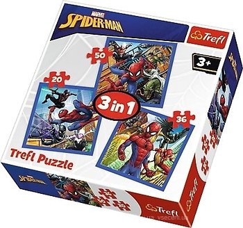 Фото Trefl Spiderman Сила павука 3 в 1 (34841)