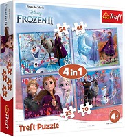 Фото Trefl Disney Frozen 2 Подорож в невідомість 4 в 1 (34323)