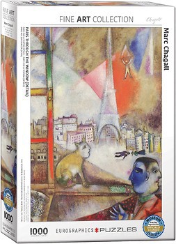 Фото Eurographic Париж через вікно Марк Шагал (6000-0853)
