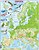 Фото Larsen Карта Европы с животными (K70-UA)