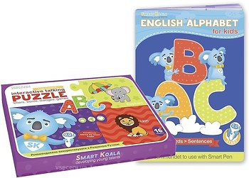 Фото Smart Koala Пазл ABC + Книга Англійський алфавіт (SKABC_EA)