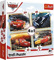 Фото Trefl Cars На старт, увага, марш! 4 в 1 (34608)
