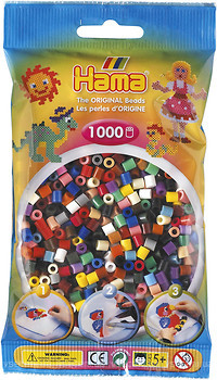 Фото Hama mosaic Термомозаика Цветные бусины 1000 шт (207-67)
