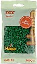 Фото Hama mosaic термомозаїка Зелені намистини 1000 шт (190-010)