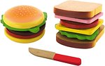 Фото Viga Toys Гамбургер и сэндвич (50810)