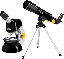 Фото National Geographic Мікроскоп та телескоп Junior 40x-640x + 50/360 (9118400)