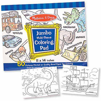 Фото Melissa & Doug Альбом розмальовок для хлопчиків (MD4226)
