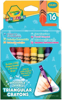 Фото Crayola Тригранні воскові крейди (52-016T)
