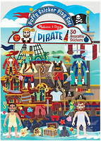 Фото Melissa & Doug Об'ємні багаторазові наклейки Пірати (MD9102)