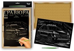 Фото Danko Toys Гравюра A4 Джип (ГР-А4-13З)