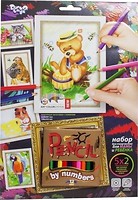 Фото Danko Toys Pencil by number Ведмедик і мед (PBN-01-08)