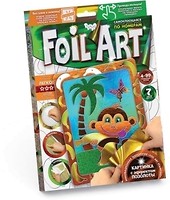 Фото Danko Toys Foil Art Мавпа і банан (FAR-01-05)