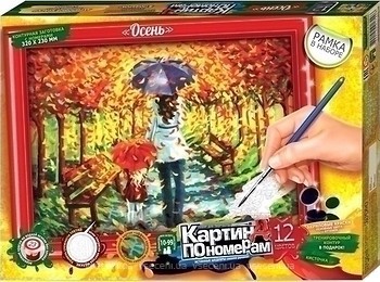 Фото Danko Toys Картина по номерам Осень (KN-01-04)