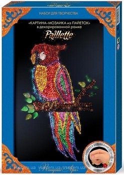 Фото Danko Toys Картина з паєток Папуга Ара (Пм-01-10)