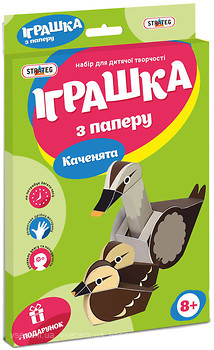 Фото Strateg Іграшка з паперу Каченята (202-06)
