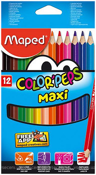 Фото Maped Олівці кольорові Color Peps Maxi (834010)