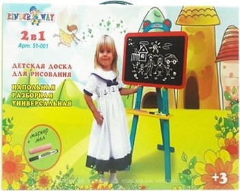 Фото Kinder Way Двусторонняя доска для рисования (51-001)