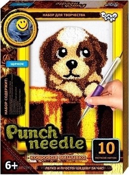 Фото Danko Toys Punch needle Килимова вишивка Щеня (PN-01-04)