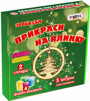 Фото Strateg Набір еко-розмальовок Ялинкові іграшки Ялинка (2011)