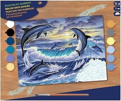 Фото Sequin Art Senior Схід з дельфінами (SA0563)