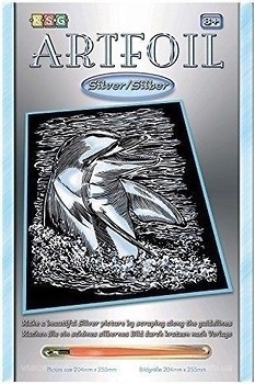 Фото Sequin Art Artfoil Silver Dolphin (SA0608)