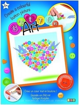 Фото Sequin Art Button Heart (SA1527)