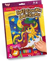 Фото Danko Toys Розмальовка глітером Поні (РГН-02-01)