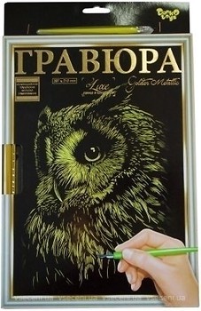 Фото Danko Toys Golden Metallic Luxe Сова (L-Гра4-02-15з)