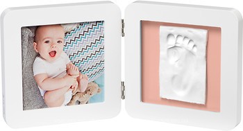Фото Baby Art Подвійна рамка Біла з кольоровими підкладками (3601097100)
