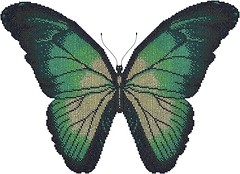 Фото Miniart Crafts Бірюзовий метелик (11033)