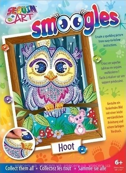 Фото Sequin Art Smoogles Сова (SA1812)