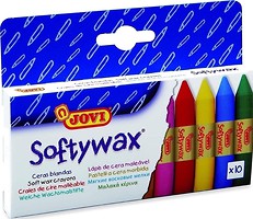 Фото Jovi Набір м'яких воскових крейда Softywax 10 кольорів (930/10)