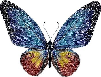 Фото Miniart Crafts Блакитний метелик (11017)