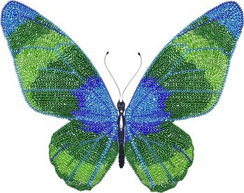 Фото Miniart Crafts Зелений метелик (11016)
