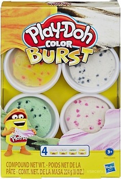 Фото Hasbro Play-Doh Color Burst Пастельні кольори (E6966/E8061)