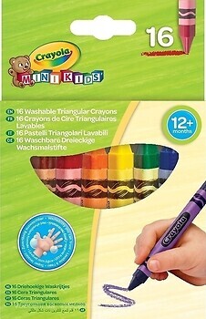 Фото Crayola Mini Kids трикутні воскові крейди 16 шт. (256316.112)
