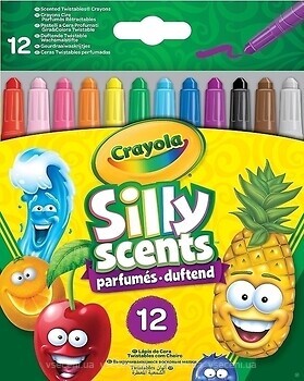 Фото Crayola Silly Scents Твіст воскових крейд з ароматом 12 шт. (256321.024)
