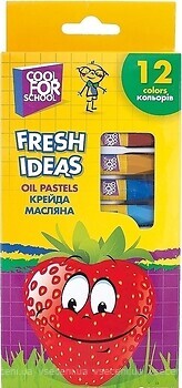 Фото Cool for School Крейда-пастель масляна Fresh Ideas 12 кольорів (CF60708)