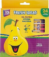 Фото Cool for School Крейда-пастель масляна Fresh Ideas 24 кольори (CF60709)