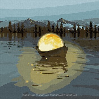 Фото Ідейка Місячний човен з фарбами металік (KHO5031)