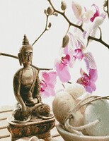 Фото Strateg Алмазна мозаїка Розслаблення з Буддою (HA0010)