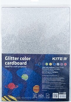 Фото Kite Картон кольоровий з глітером (K22-422)