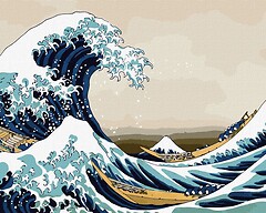 Фото Ідейка Велика хвиля в Канагаві. Кацусика Хокусай (KHO2756)