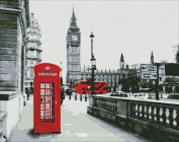 Фото Ідейка Алмазна мозаїка Дзвінок з Лондона (AMO7225)