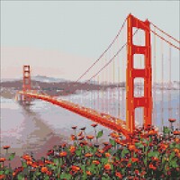 Фото Ідейка Алмазна мозаїка Ранковий Сан-Франциско (AMO7177)