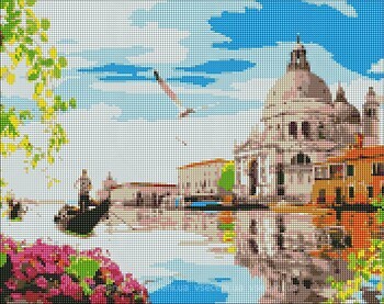 Фото Ідейка Алмазна мозаїка Яскрава Венеція (AMO7226)