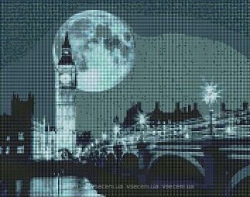 Фото Ідейка Алмазна мозаїка Ніч в Лондоні (AMO7212)