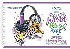 Фото Cool for School Альбом для малювання на пружині Music (CF60904-06)